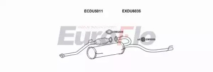 Система выпуска ОГ EuroFlo DUHIJ13 7001A